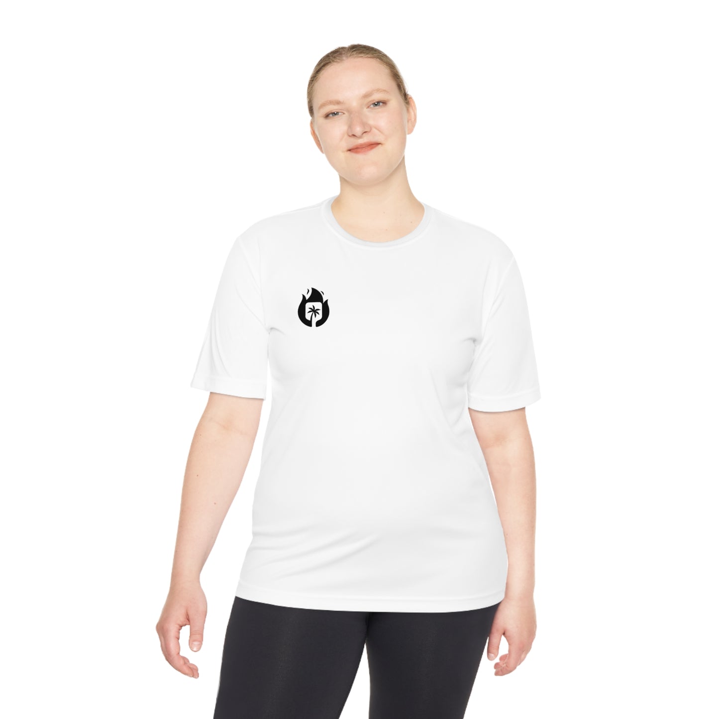 Candela Pickleball Black Flame Unisex Moisture Wicking Tee