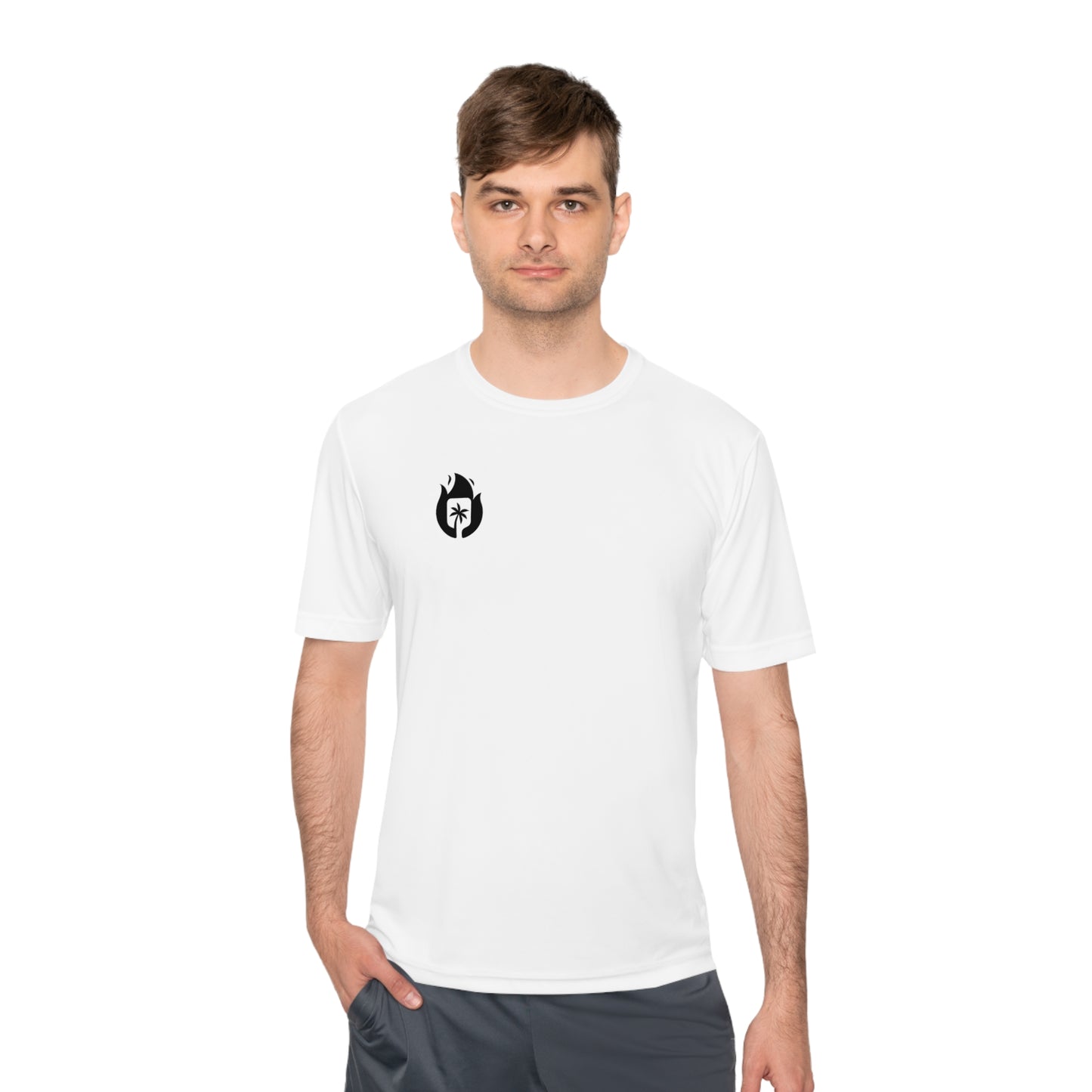 Candela Pickleball Black Flame Unisex Moisture Wicking Tee