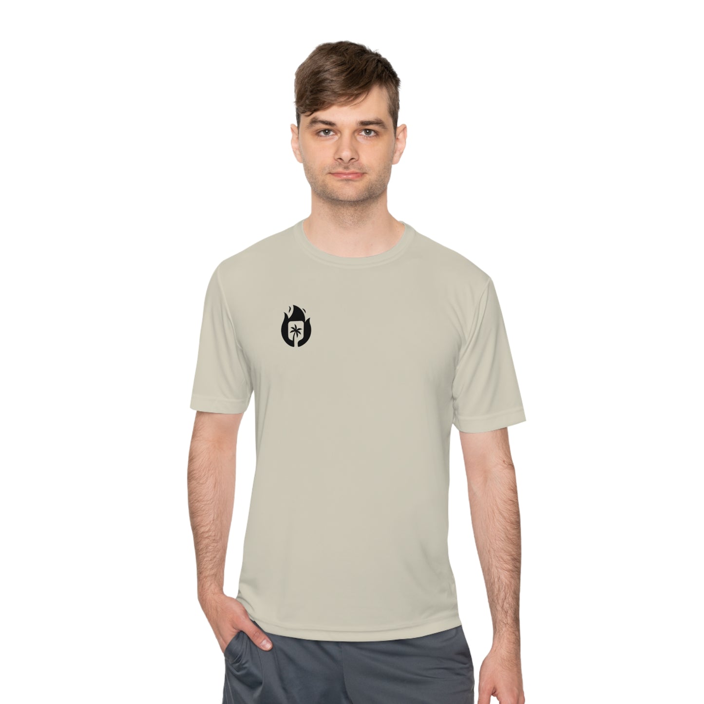 Candela Pickleball Black Flame Unisex Moisture Wicking Tee