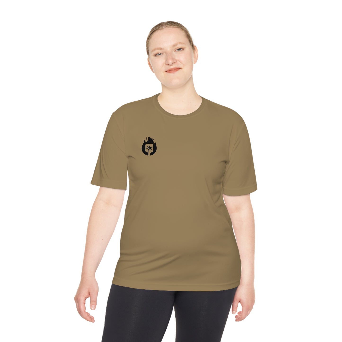Candela Pickleball Black Flame Unisex Moisture Wicking Tee
