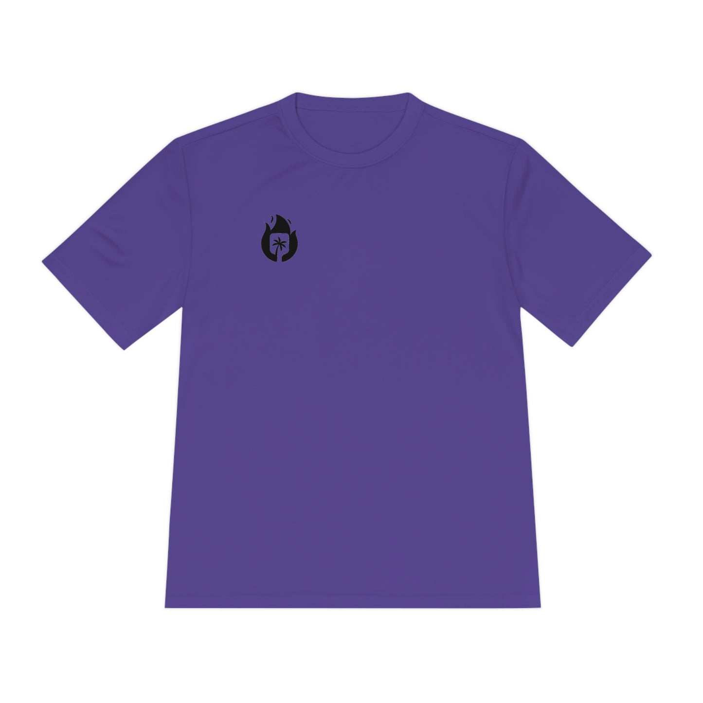 Candela Pickleball Black Flame Unisex Moisture Wicking Tee