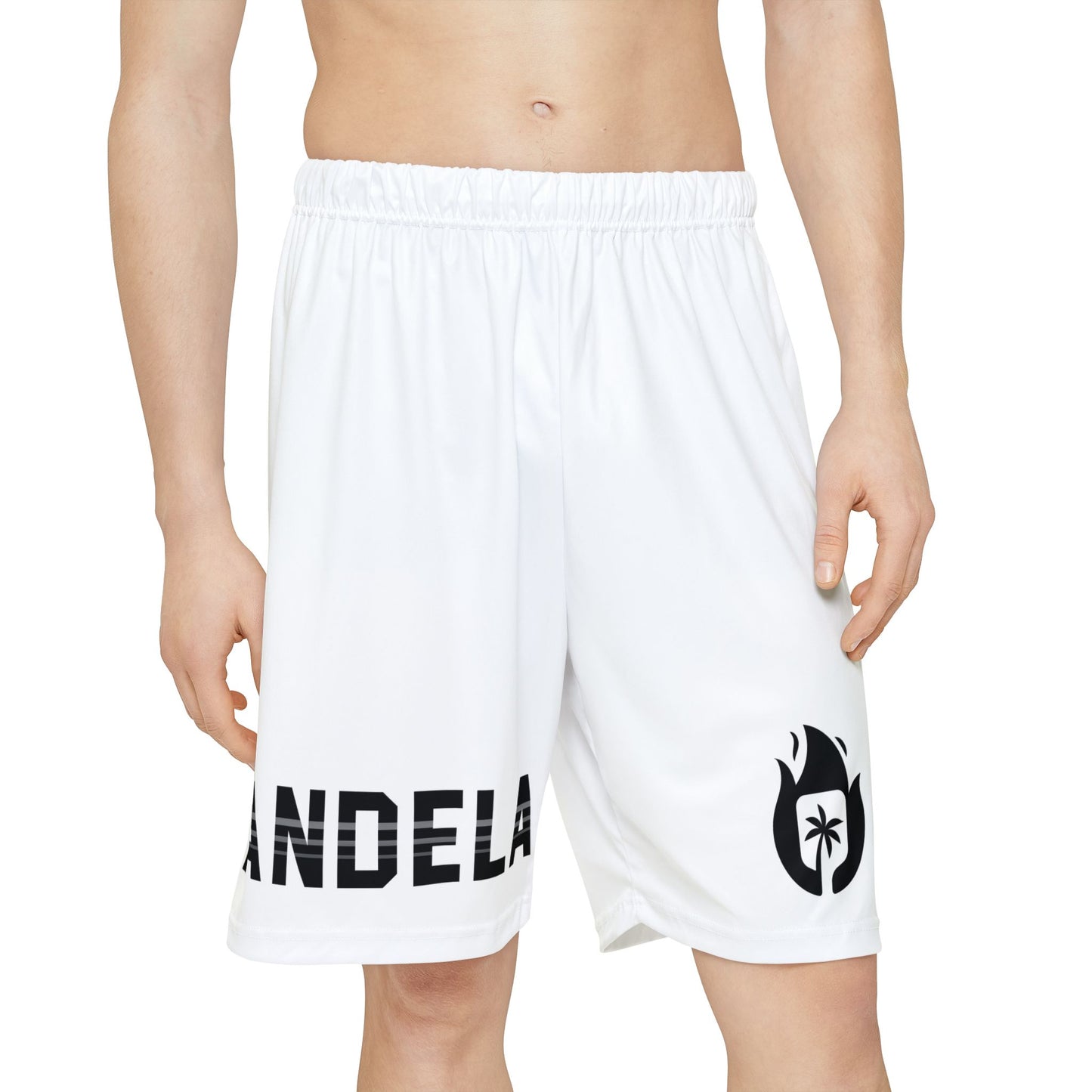 Candela White Men’s Sports Shorts