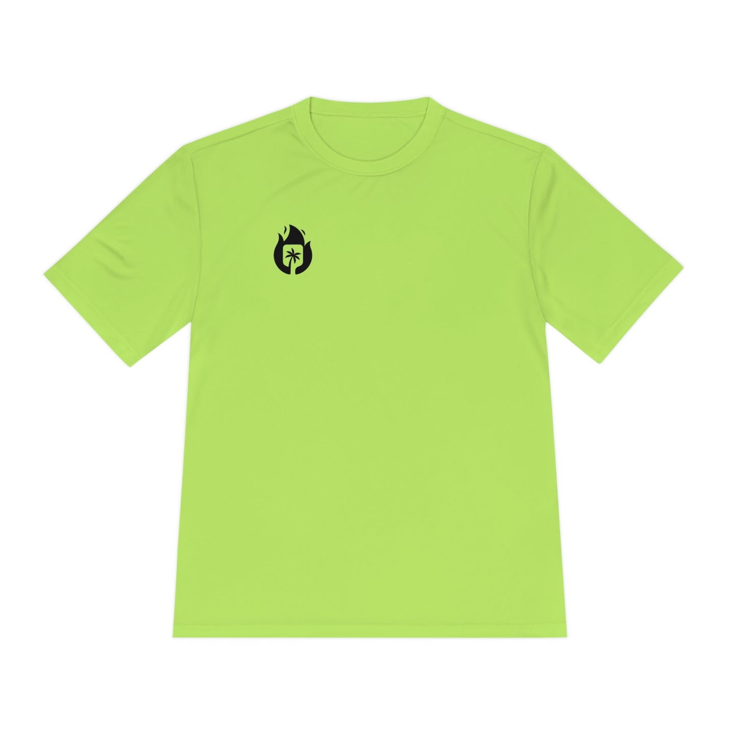 Candela Pickleball Black Flame Unisex Moisture Wicking Tee