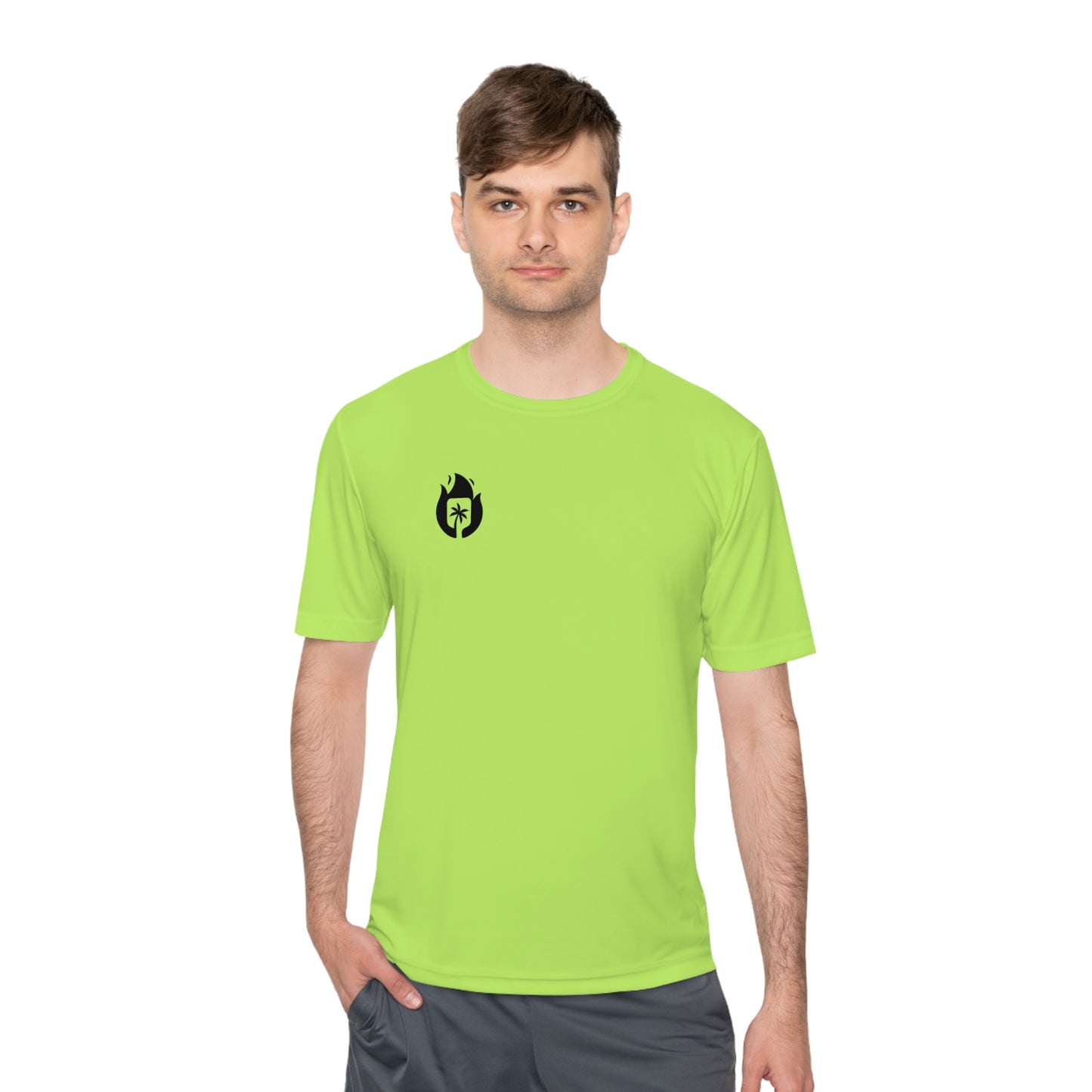 Candela Pickleball Black Flame Unisex Moisture Wicking Tee