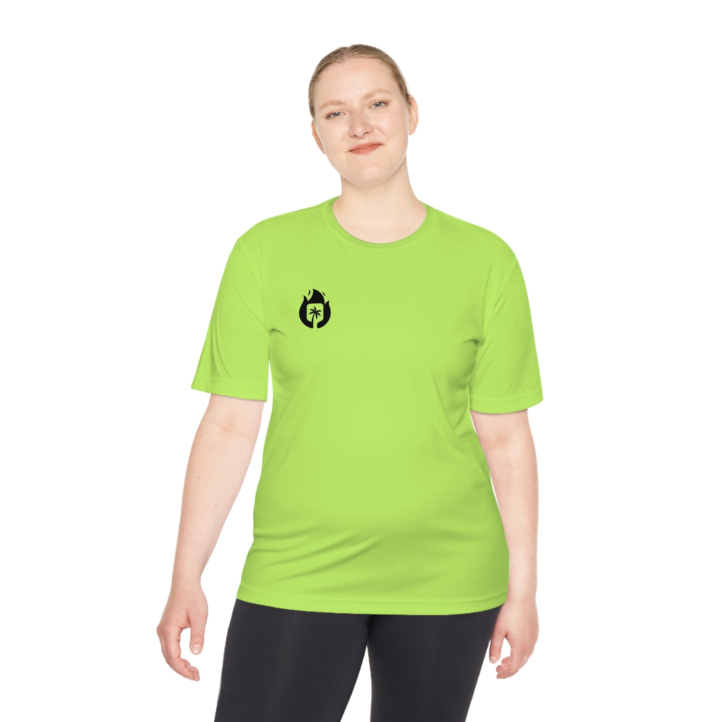 Candela Pickleball Black Flame Unisex Moisture Wicking Tee