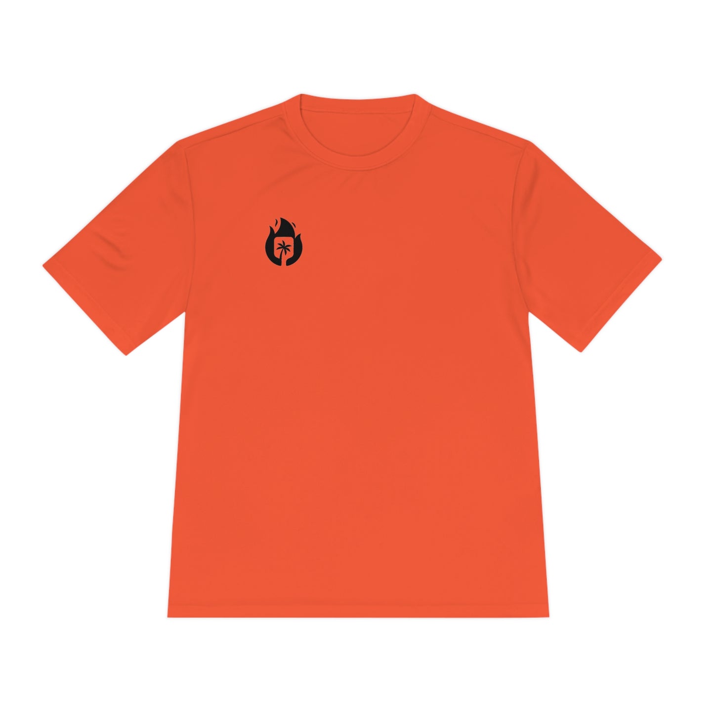 Candela Pickleball Black Flame Unisex Moisture Wicking Tee