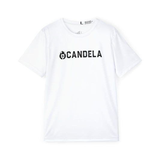 Candela Flame on Back White Men's Sports Jersey