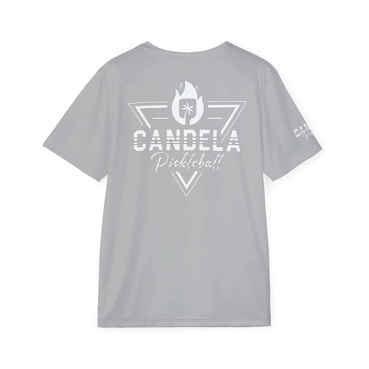 Candela Grey Back Logo Men's Sports Jersey