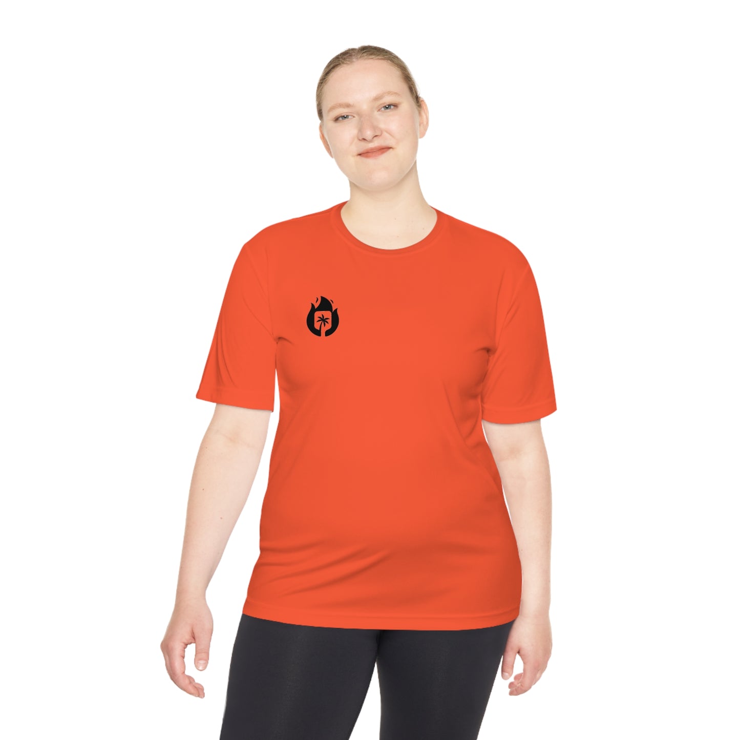 Candela Pickleball Black Flame Unisex Moisture Wicking Tee