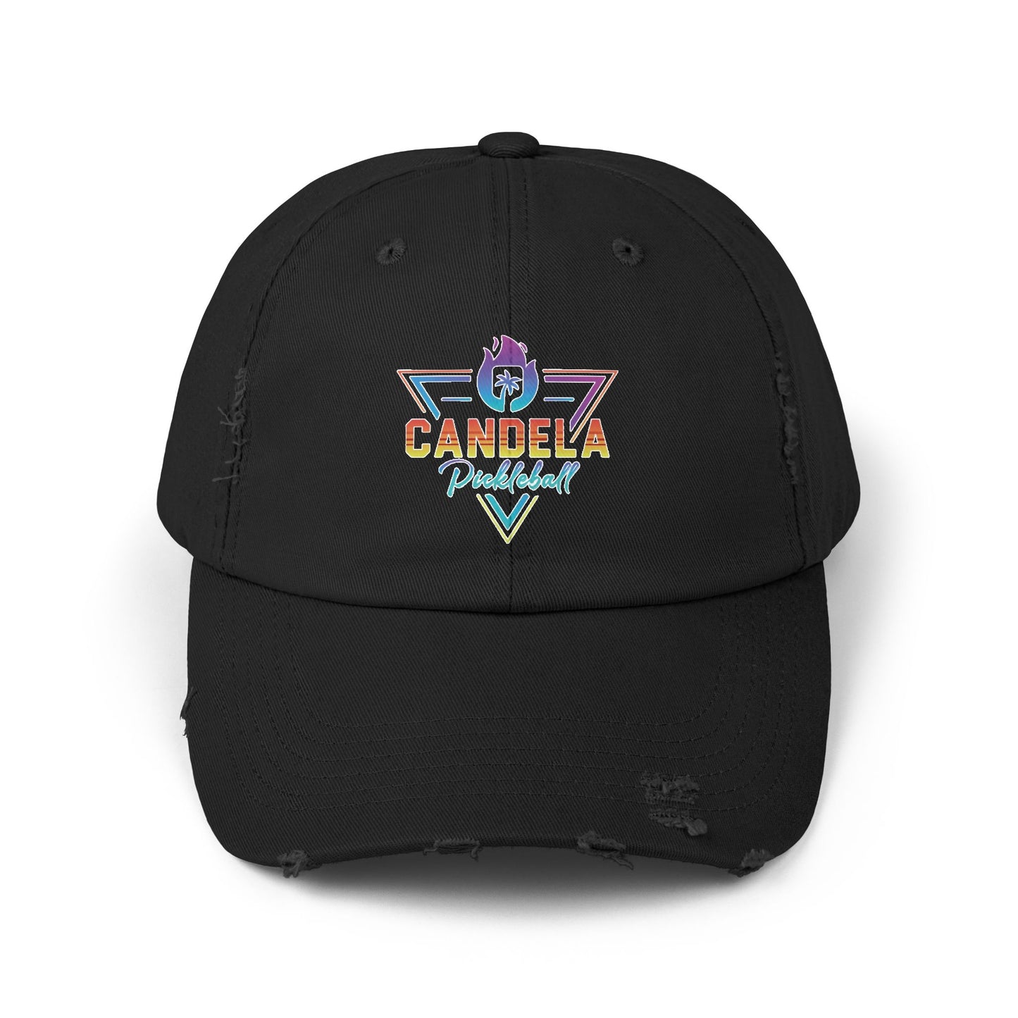 Candela Logo Unisex Distressed Cap