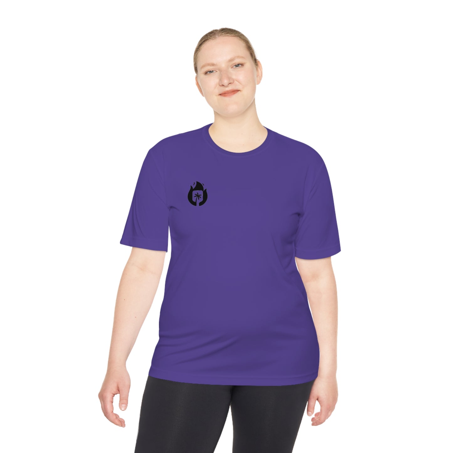 Candela Pickleball Black Flame Unisex Moisture Wicking Tee