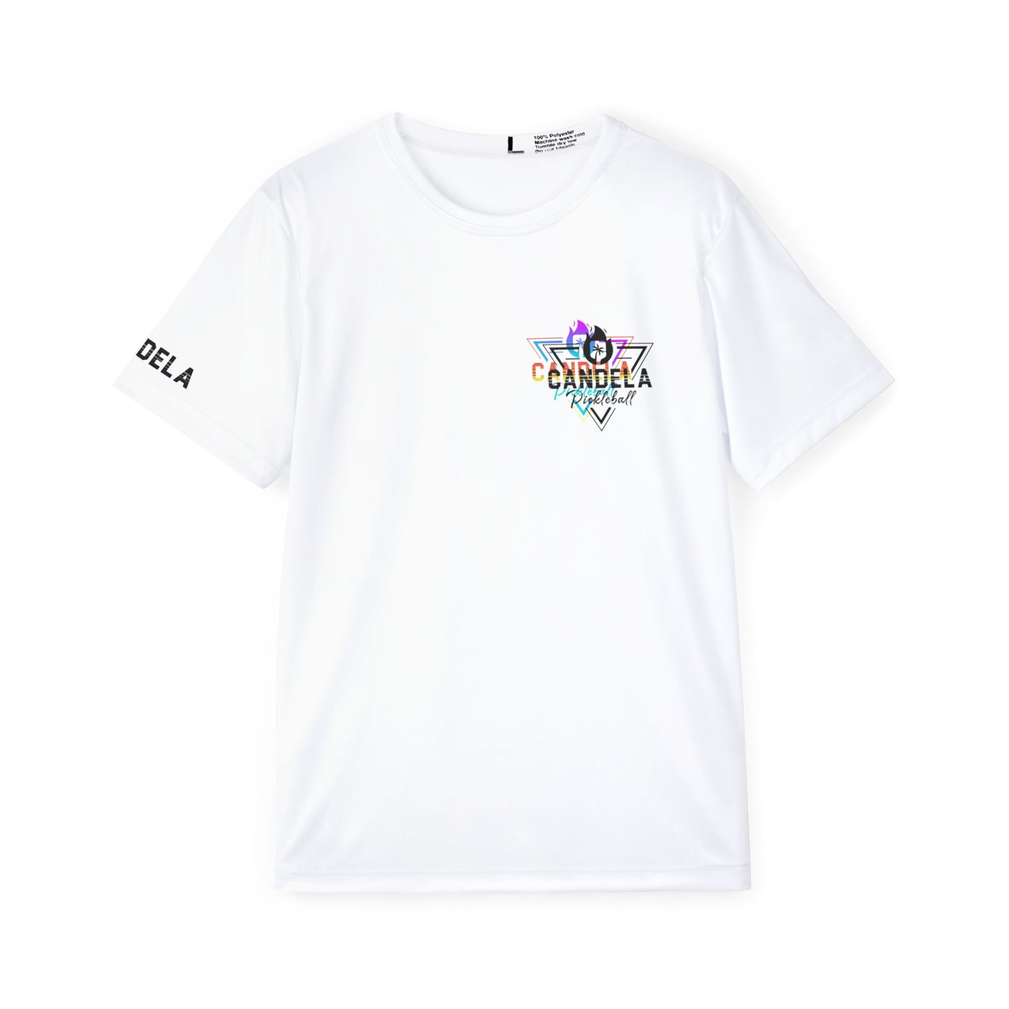 Candela White Bi-Color Logo Men's Sports Jersey