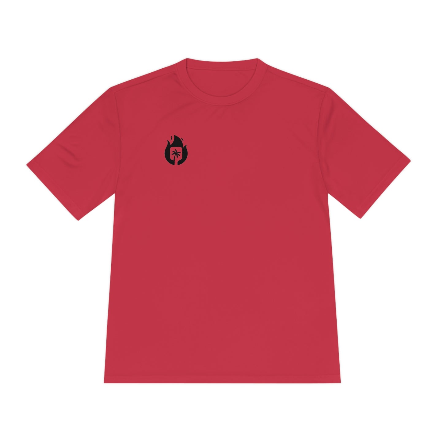 Candela Pickleball Black Flame Unisex Moisture Wicking Tee