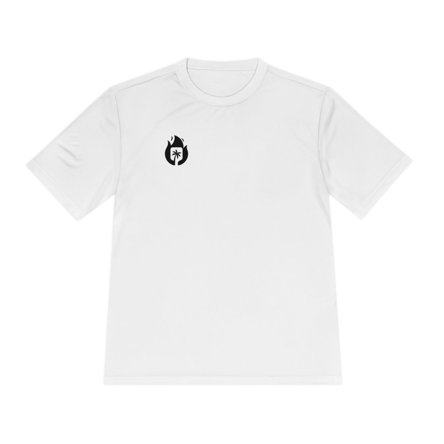 Candela Pickleball Black Flame Unisex Moisture Wicking Tee