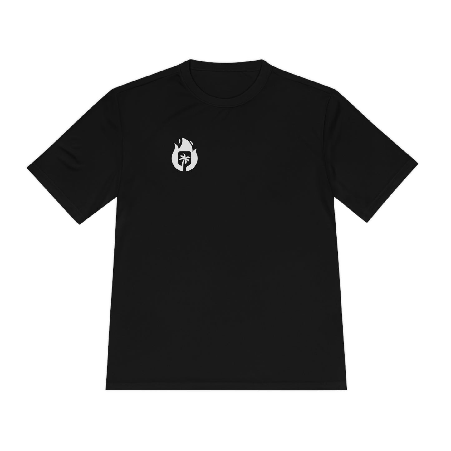 Candela Pickleball White Flame Unisex Moisture Wicking Tee