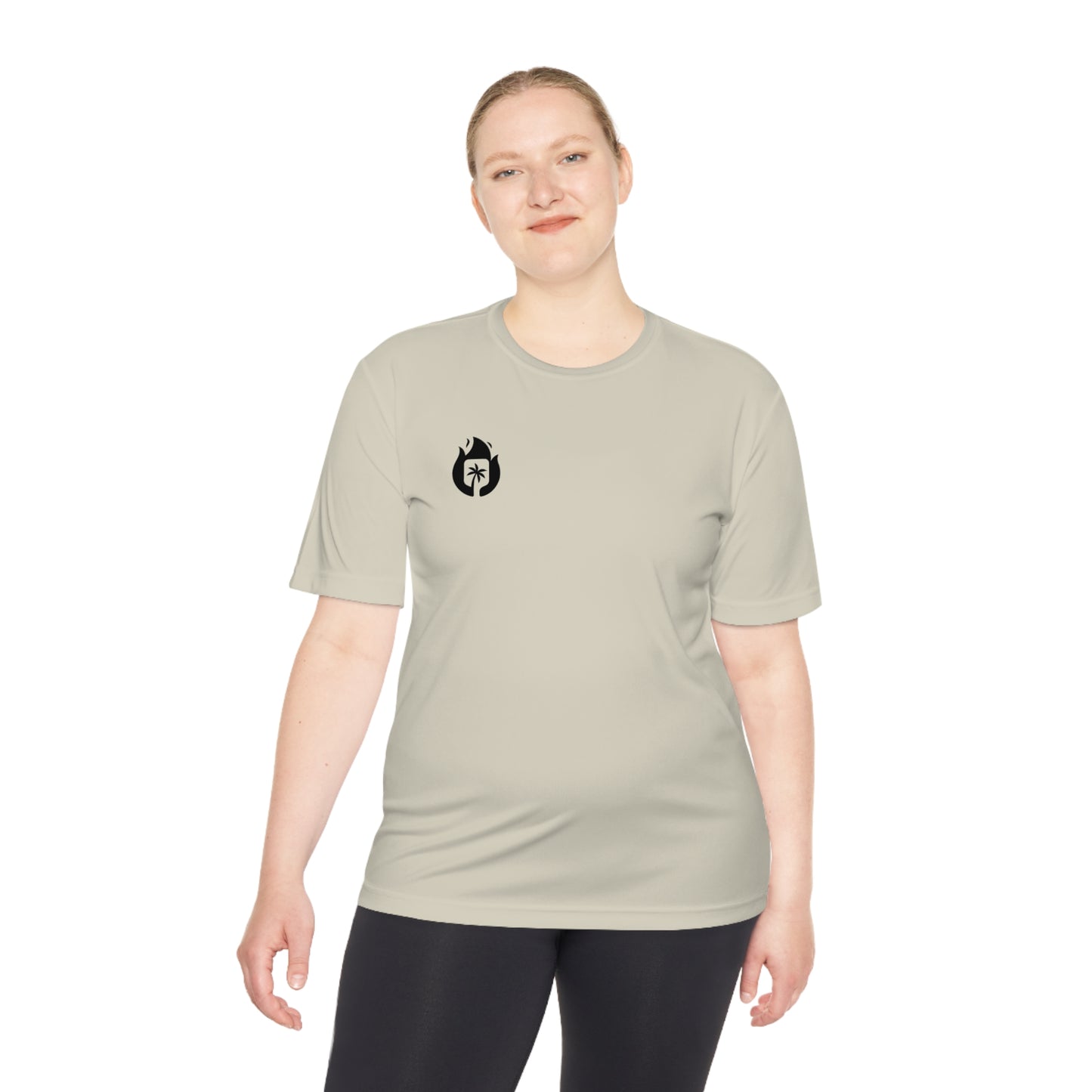 Candela Pickleball Black Flame Unisex Moisture Wicking Tee