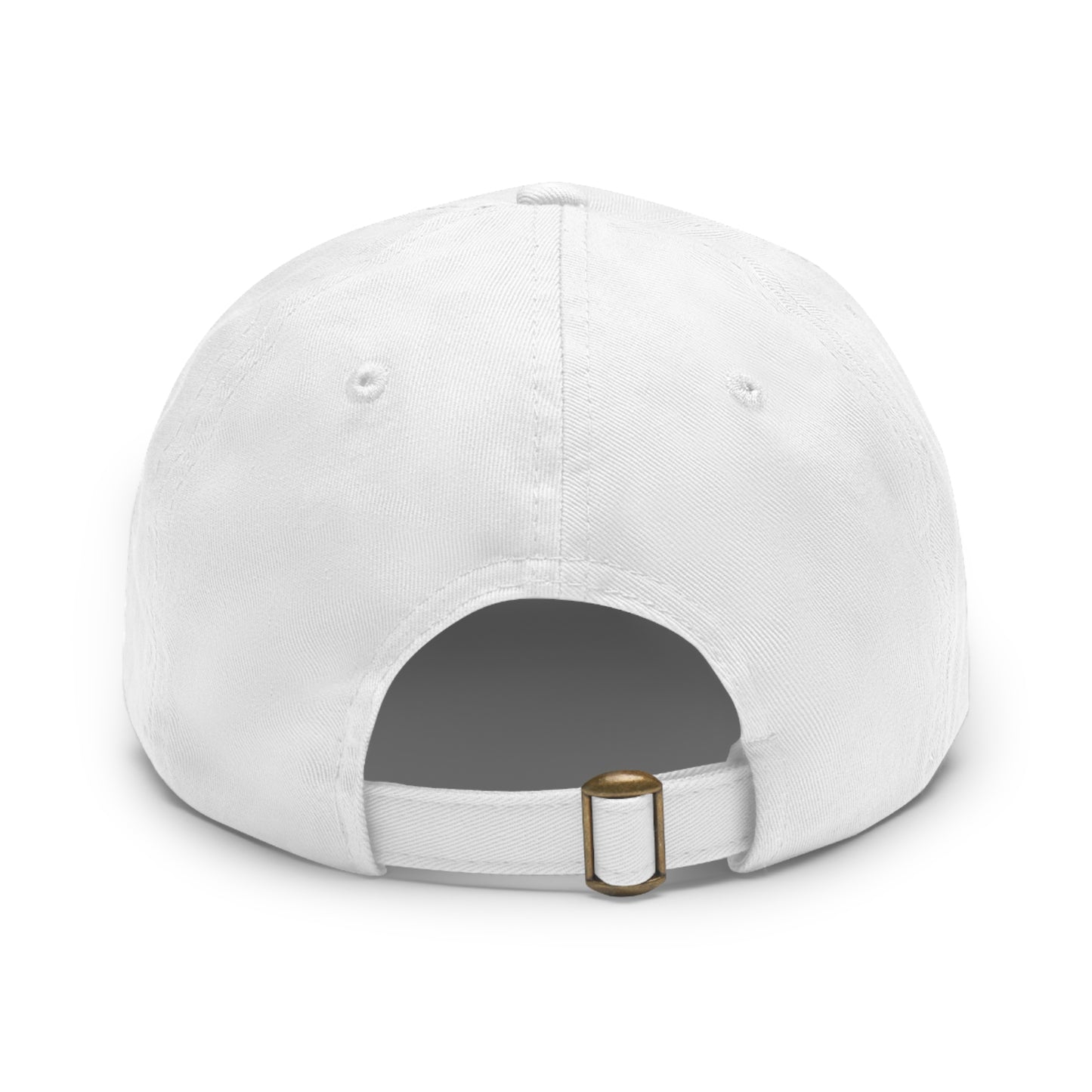 Candela Flame Dad Hat with Round Leather Patch