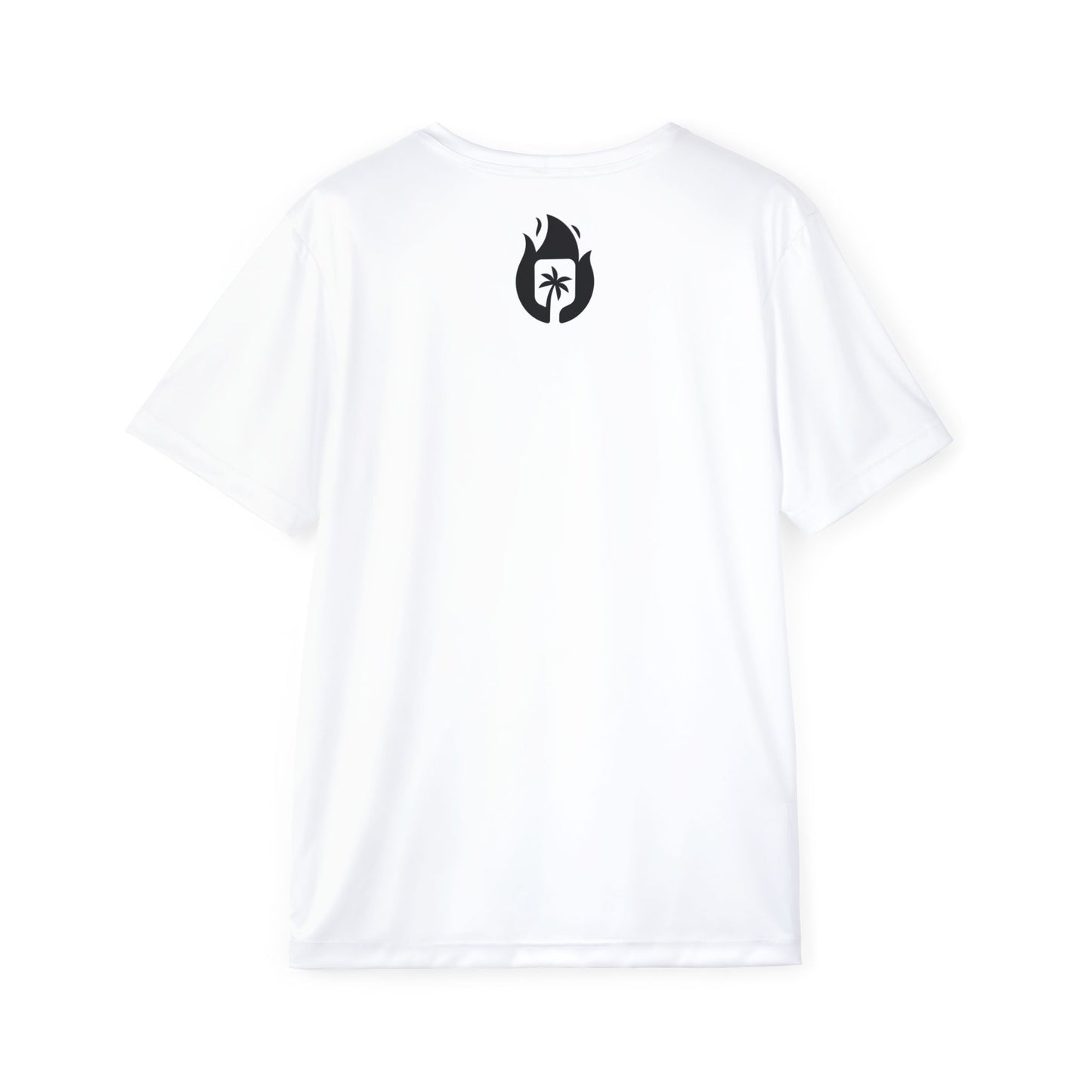 Candela Flame on Back White Men's Sports Jersey