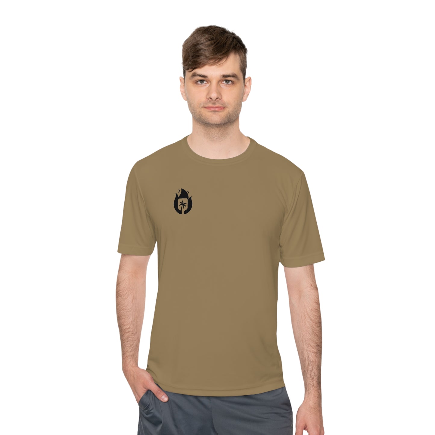 Candela Pickleball Black Flame Unisex Moisture Wicking Tee