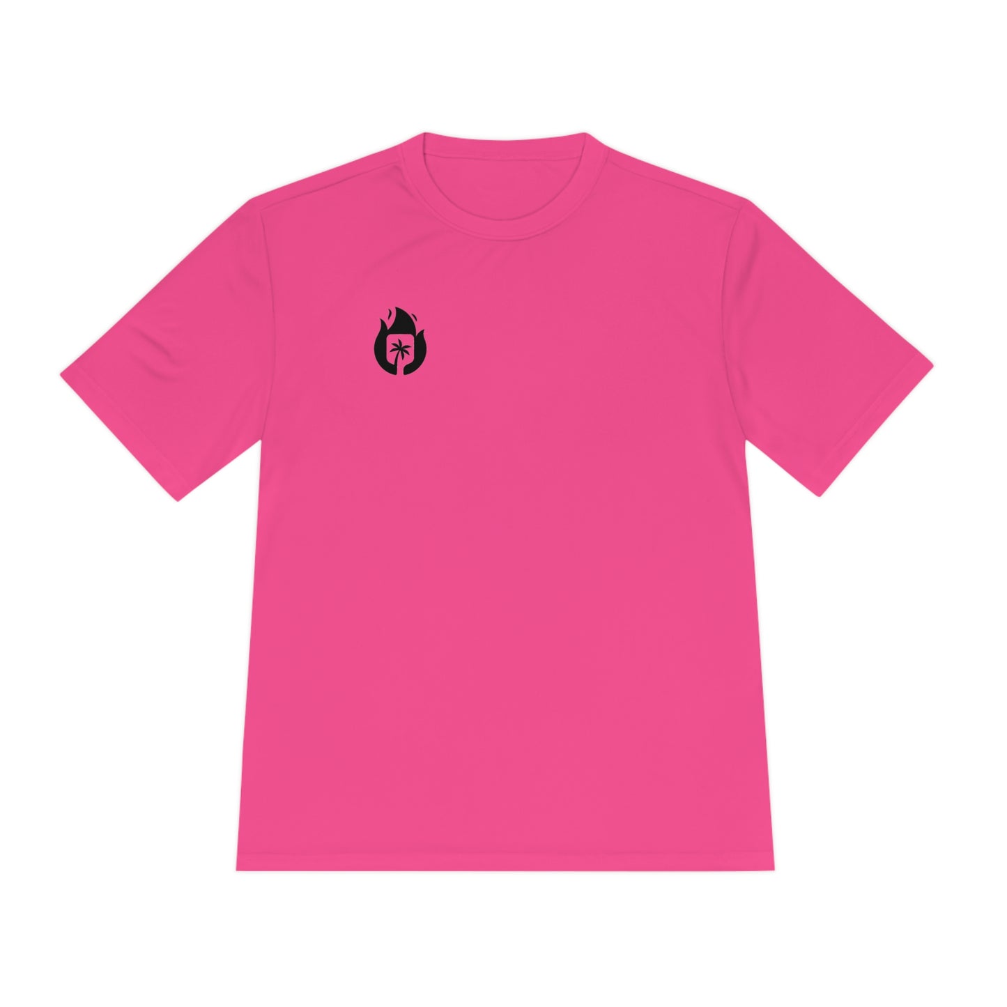 Candela Pickleball Black Flame Unisex Moisture Wicking Tee
