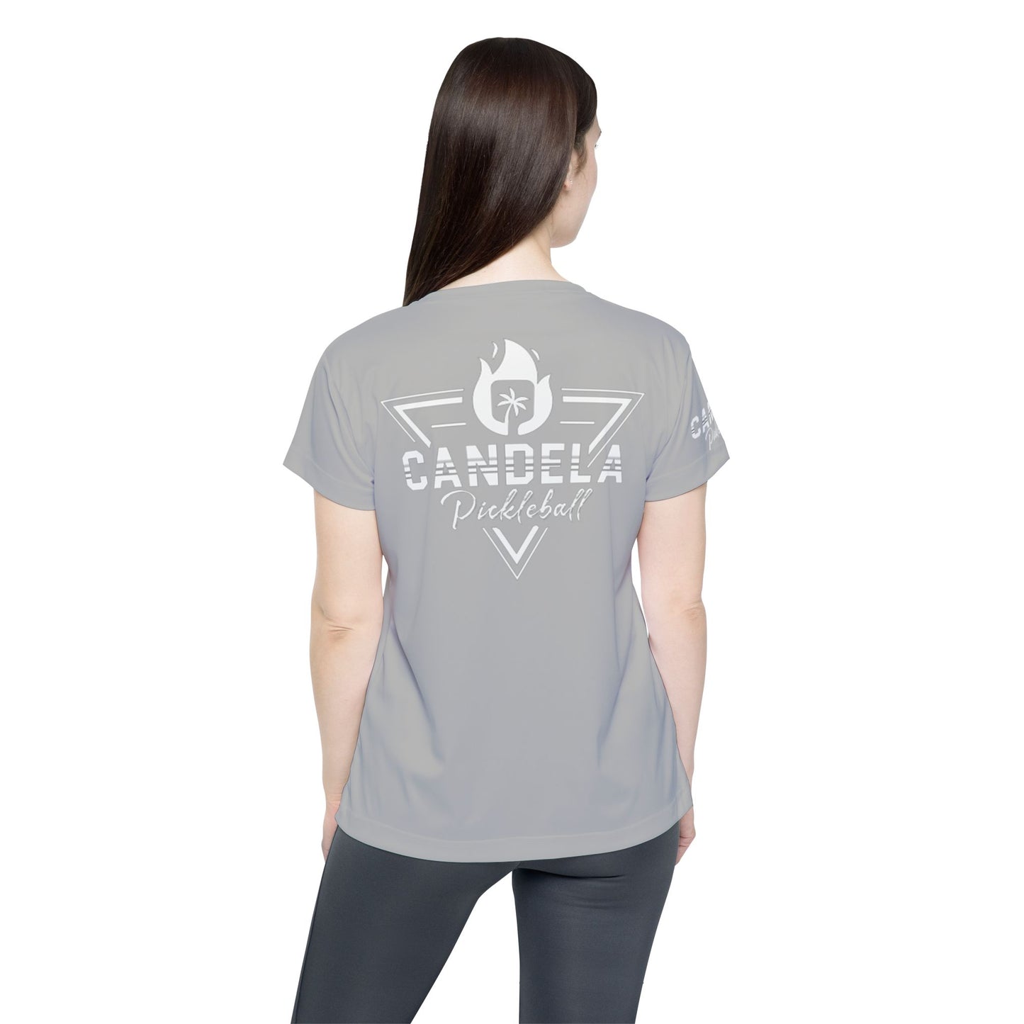 Candela Grey Back Logo Women's Sports Jersey