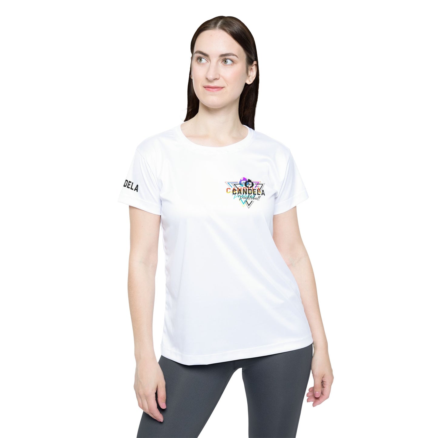 Candela White Bi-Color Women's Sports Jersey